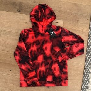 Under Armour Vibrant Red and Black Hoodie